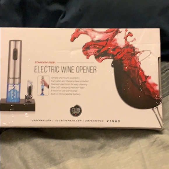 Club Chefman Kitchen Nwot Chefman Auto Wine Opener Comes W Free